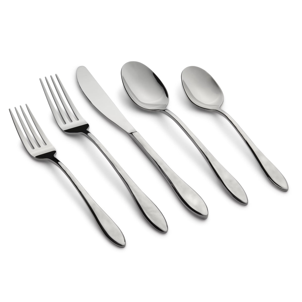 Cassis Mirror Forged Stainless Steel 20-piece Flatware Set B3763