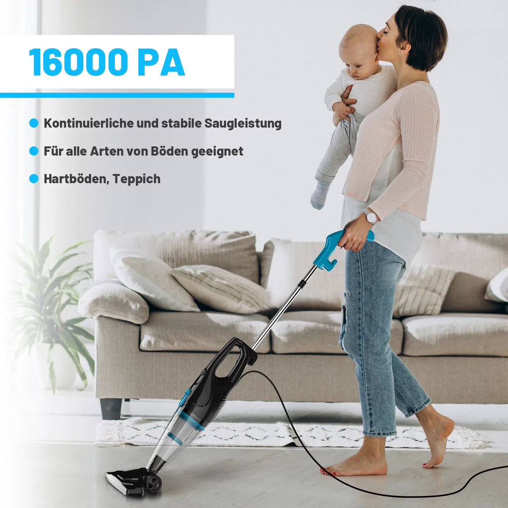 Corded 2 in 1 Bagless Lightweight Stick Vacuum Cleaner W723075