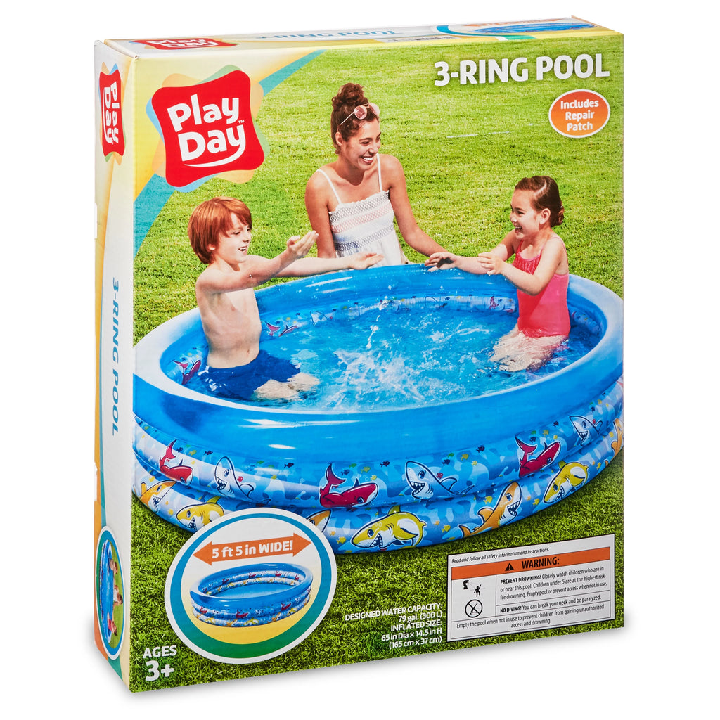 Blue 3 Ring Shark Pool G6904
