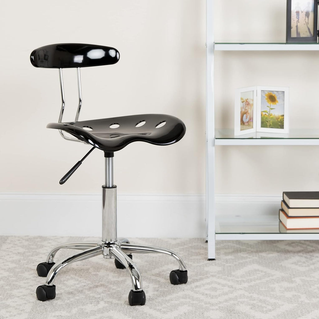 Adjustable Swivel Chair Bright Blue R5829
