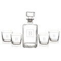 5pc Monogram Decanter Set A65816