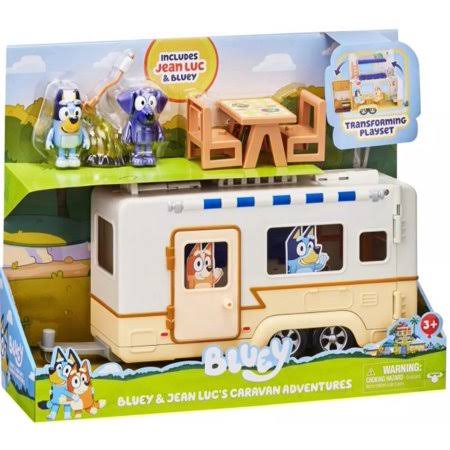 Bluey & Jean Luc Caravan Adventures Playset T21632