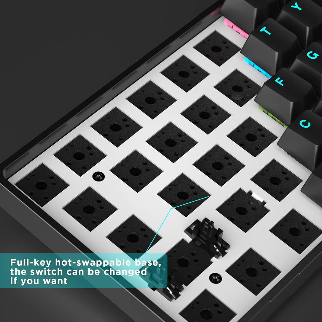 Portable 60% RGB Backlit Mechanical Gaming Keyboard P2635