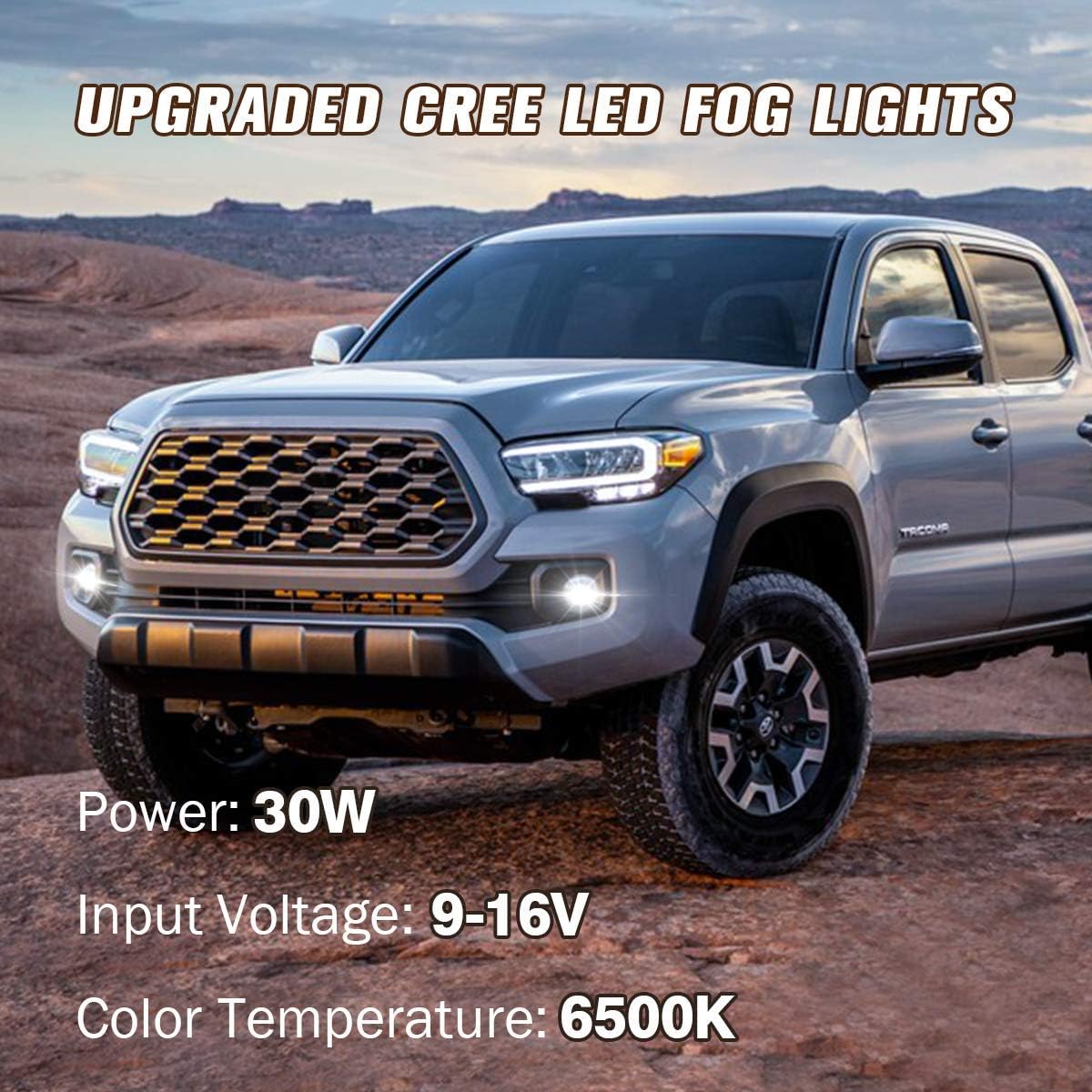 LED Fog Light Passenger and Driver Side 2PCS A362811
