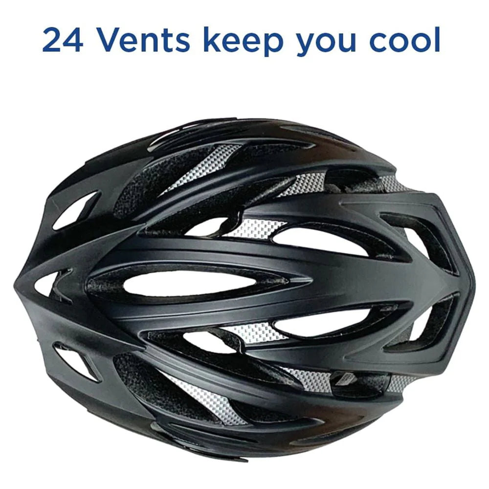 Black Bike Helmet Y13321