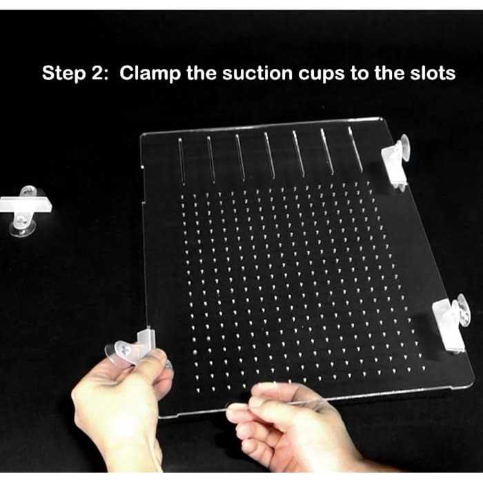 Acrylic Aquarium Divider Kit with Suction Cups U9858