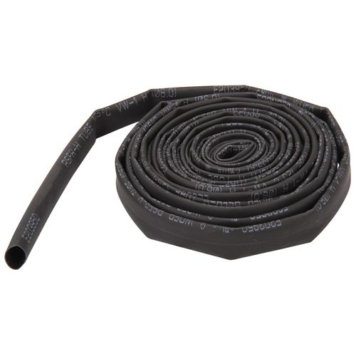 1/4 in. x 8 ft. Black Heat-Shrink Tubing S693