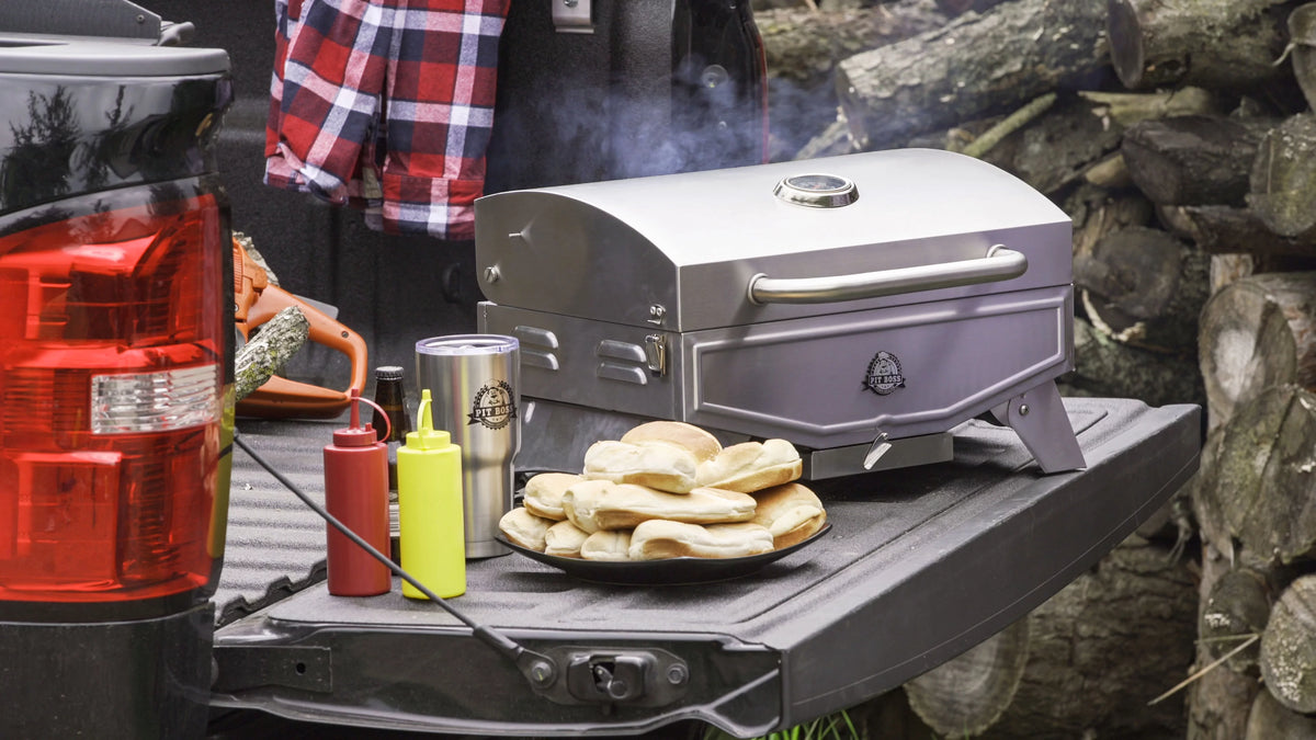1 Burner Silver Propane Portable Gas Grill X8499