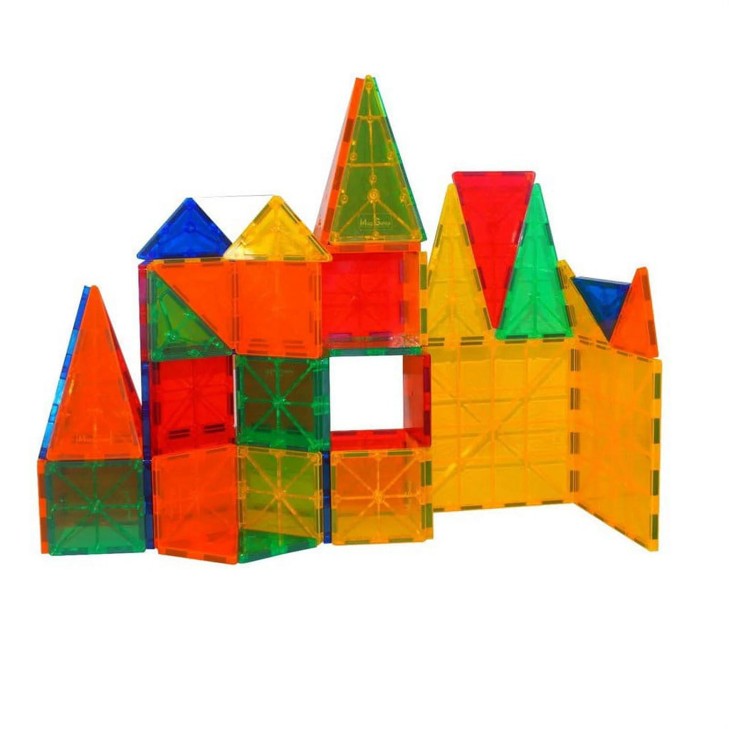 Clear Colors 3D Magnetic Building Blocks Set of 60 Pieces A313