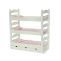 White 3 Single Stackable Doll Beds M41519