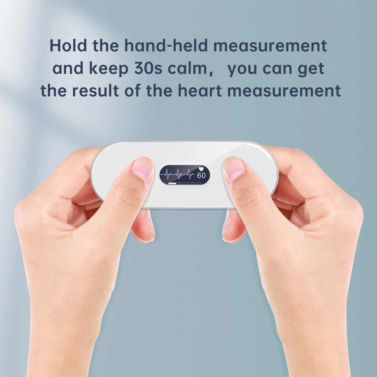 Handheld Bluetooth ECG Monitor with Screen Display S629