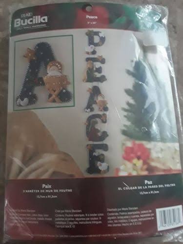 Christmas Felt Wall Hanging Kit 5" x 32" L258