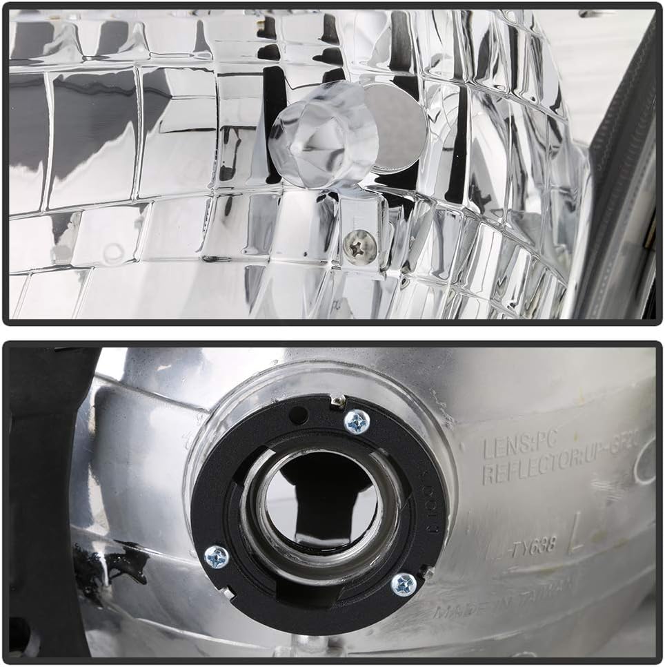 2000-2001 Toyota Camry Chrome Housing Headlights Assembly C1438