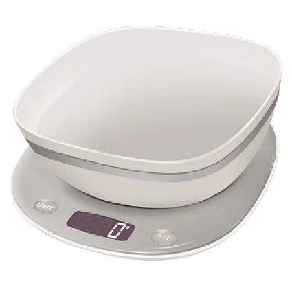 Electronic kitchen scale with bowl A2258