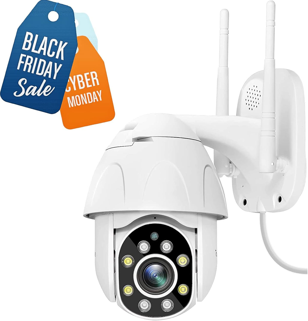 1080P Pan/Tilt WiFi Outdoor Security Camera with Night Vision N81910
