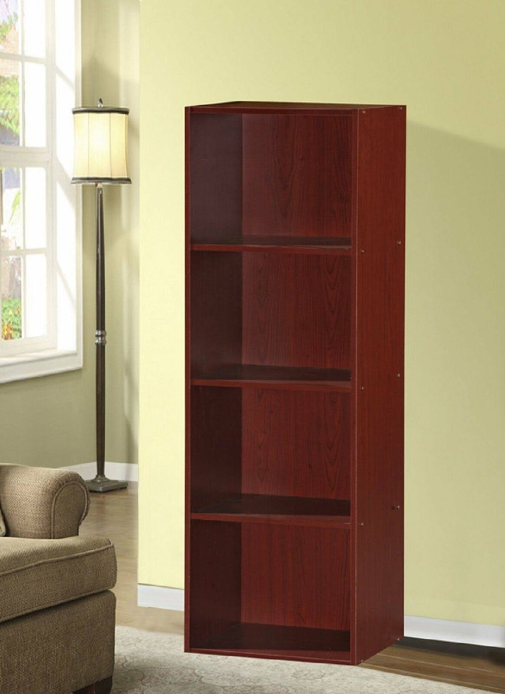 Mahogany 4-shelf Bookcase R44474