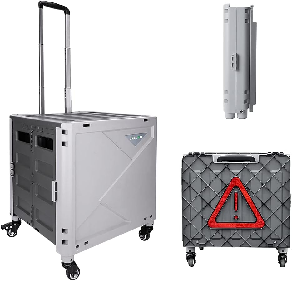 Foldable Rolling Crate with Wheels V4274