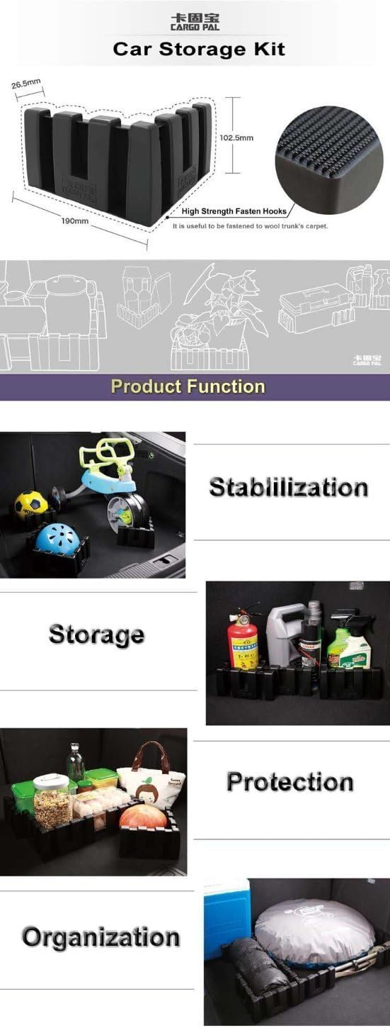 Cargo Organizer Blocks Set of 4 K93186