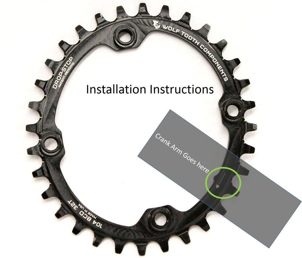 34T 104 BCD 4-Bolt Chainring N390915
