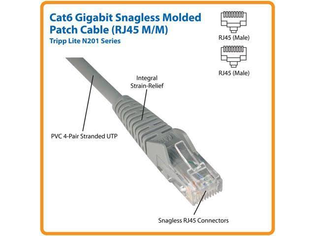 CAT 6 UTP 1 ft Blue Patch Cable Z793269