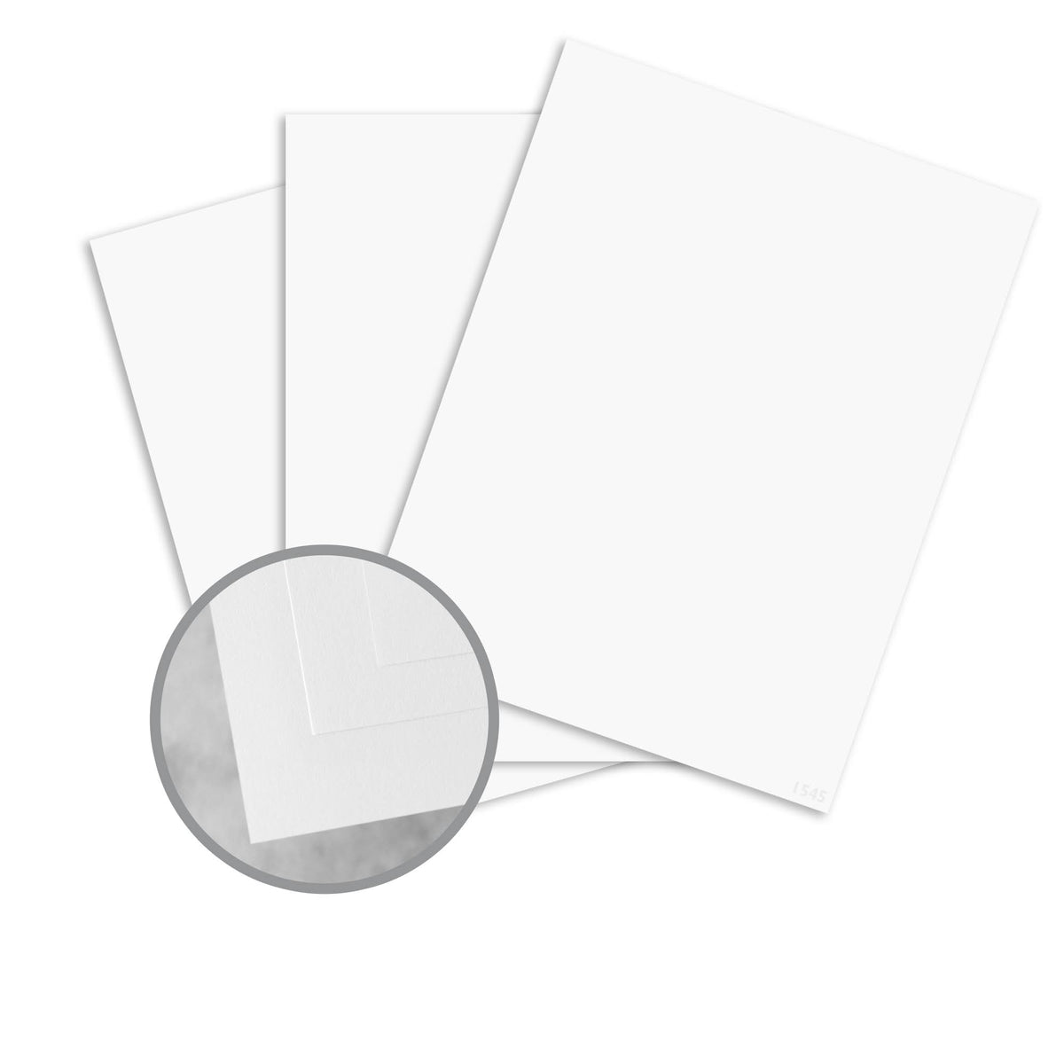 White Vellum Card Stock 8 1/2 x 11 in 80 lb 100 per Package S69243