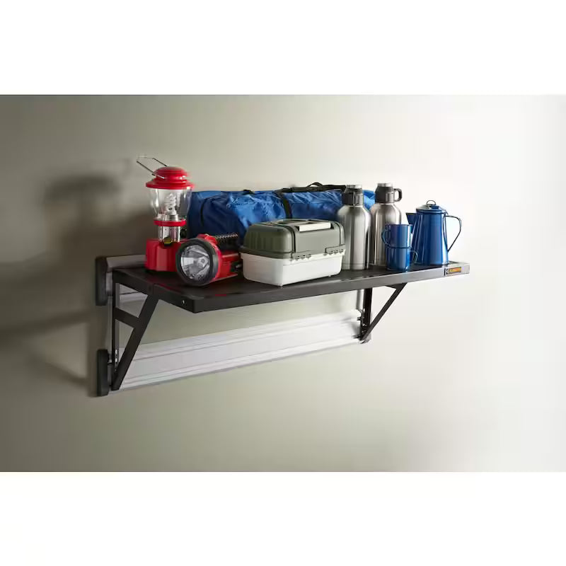 20 in. x 45 in. Metal Garage Wall Shelving Q717583