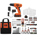 20-Volt Lithium Ion Cordless Drill-Driver with 128-Piece Project Kit V9732