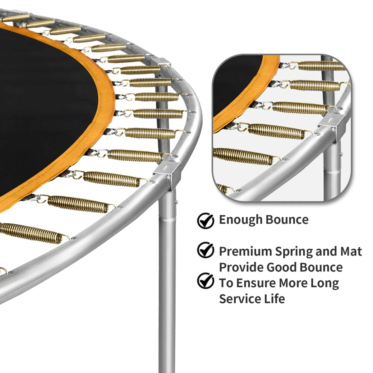 14ft Trampoline with Basketball Hoop and Ladder N914