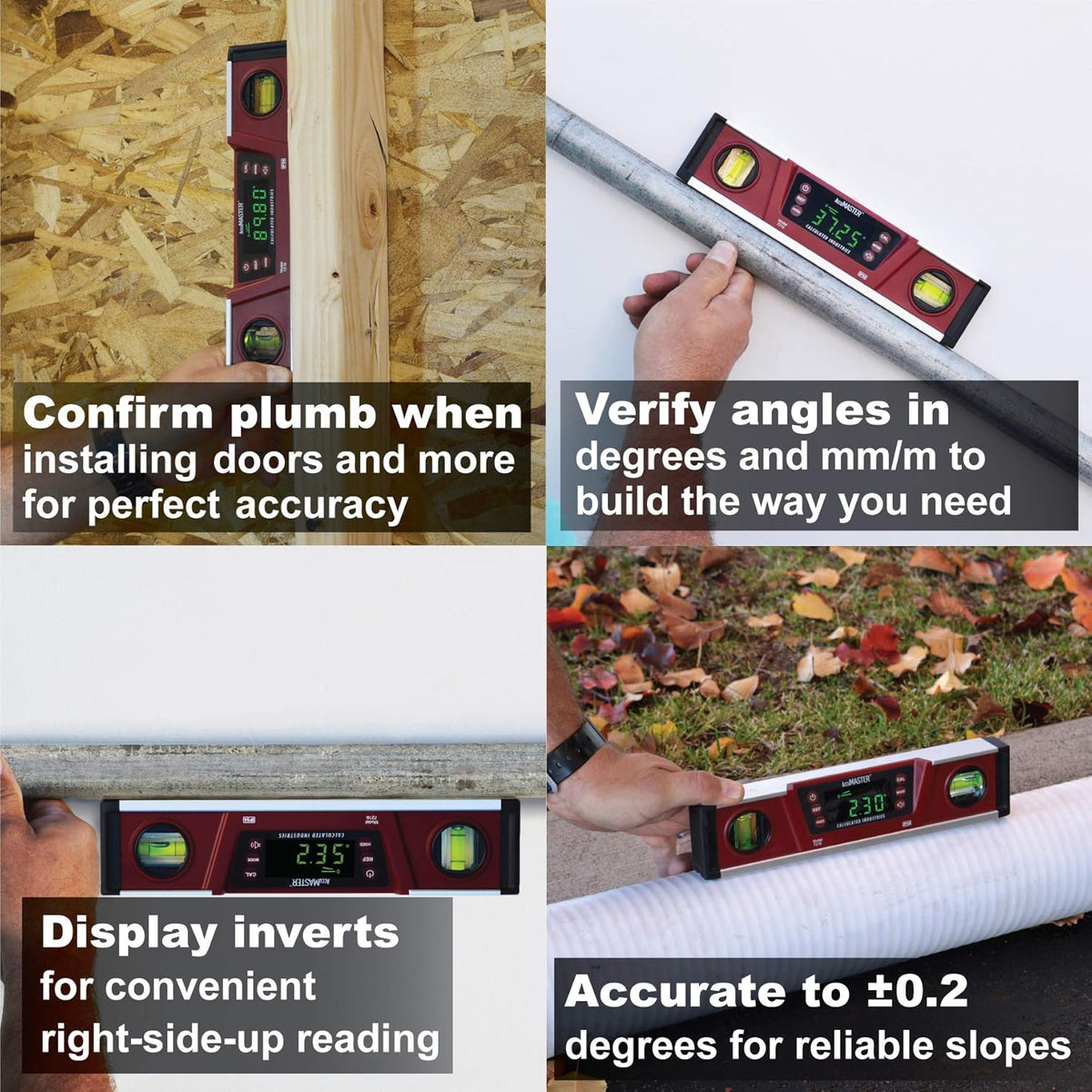 Digital Torpedo Level and Protractor V500