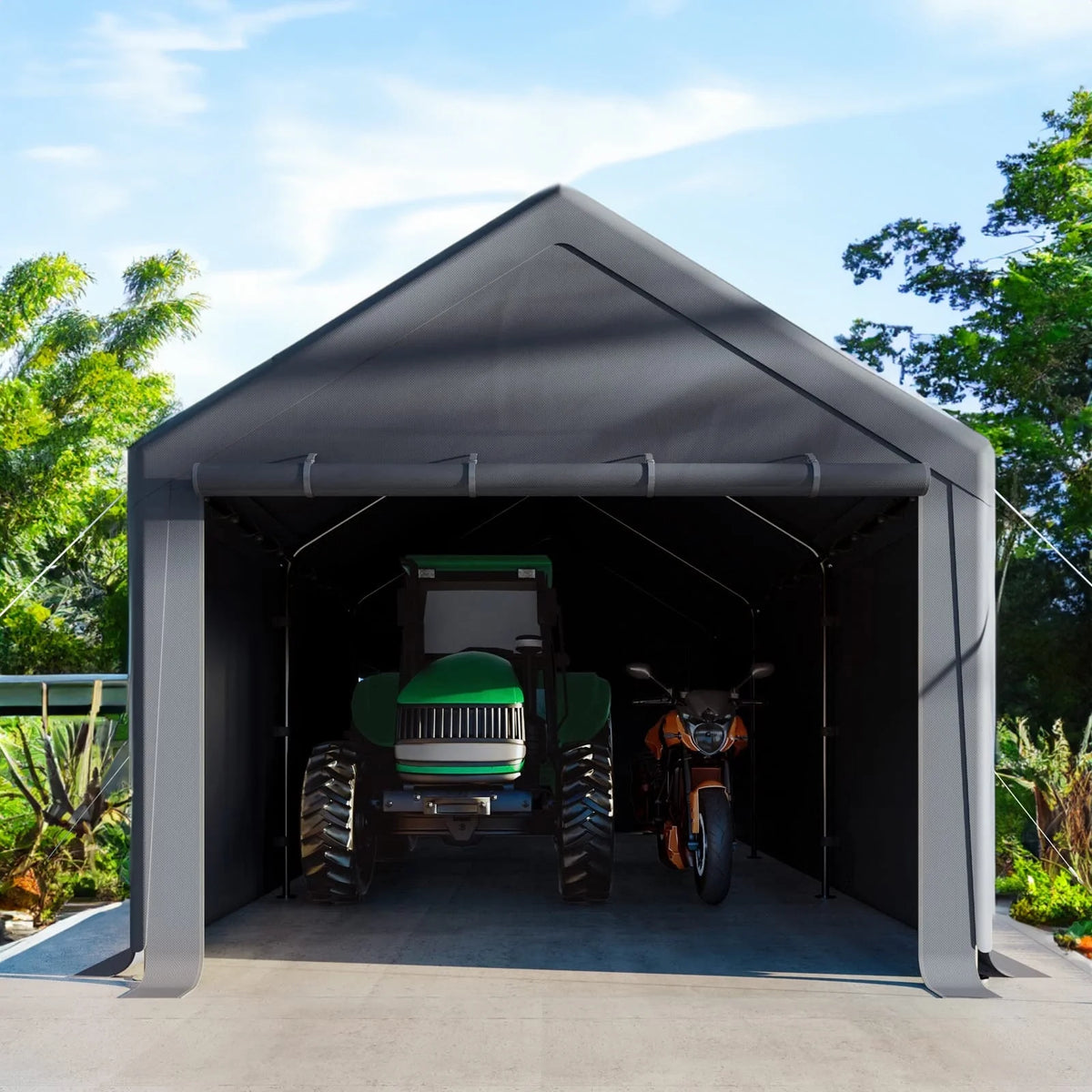 10 x 20 ft Outdoor Canopy Carport H42376