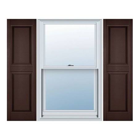 Vinyl Raised Panel Shutters J65536