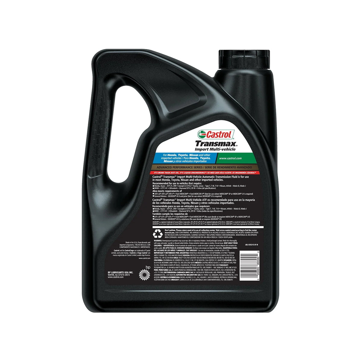 Import Multi-Vehicle Automatic Transmission Fluid 1 Gallon F35130