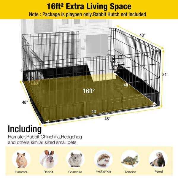 Portable Small Pet Playpen with Floor O6903