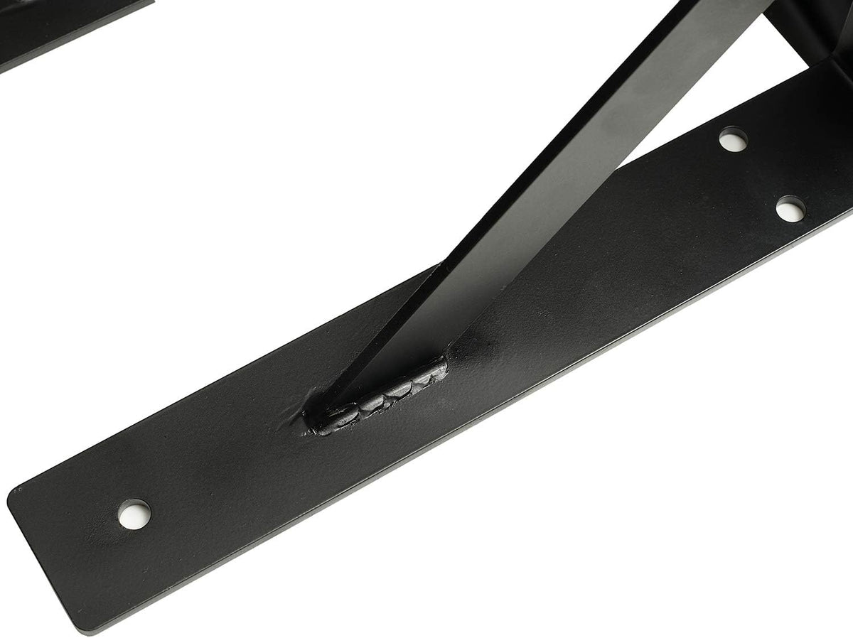 16'' x 12'' Black Heavy Duty Shelf Bracket W171