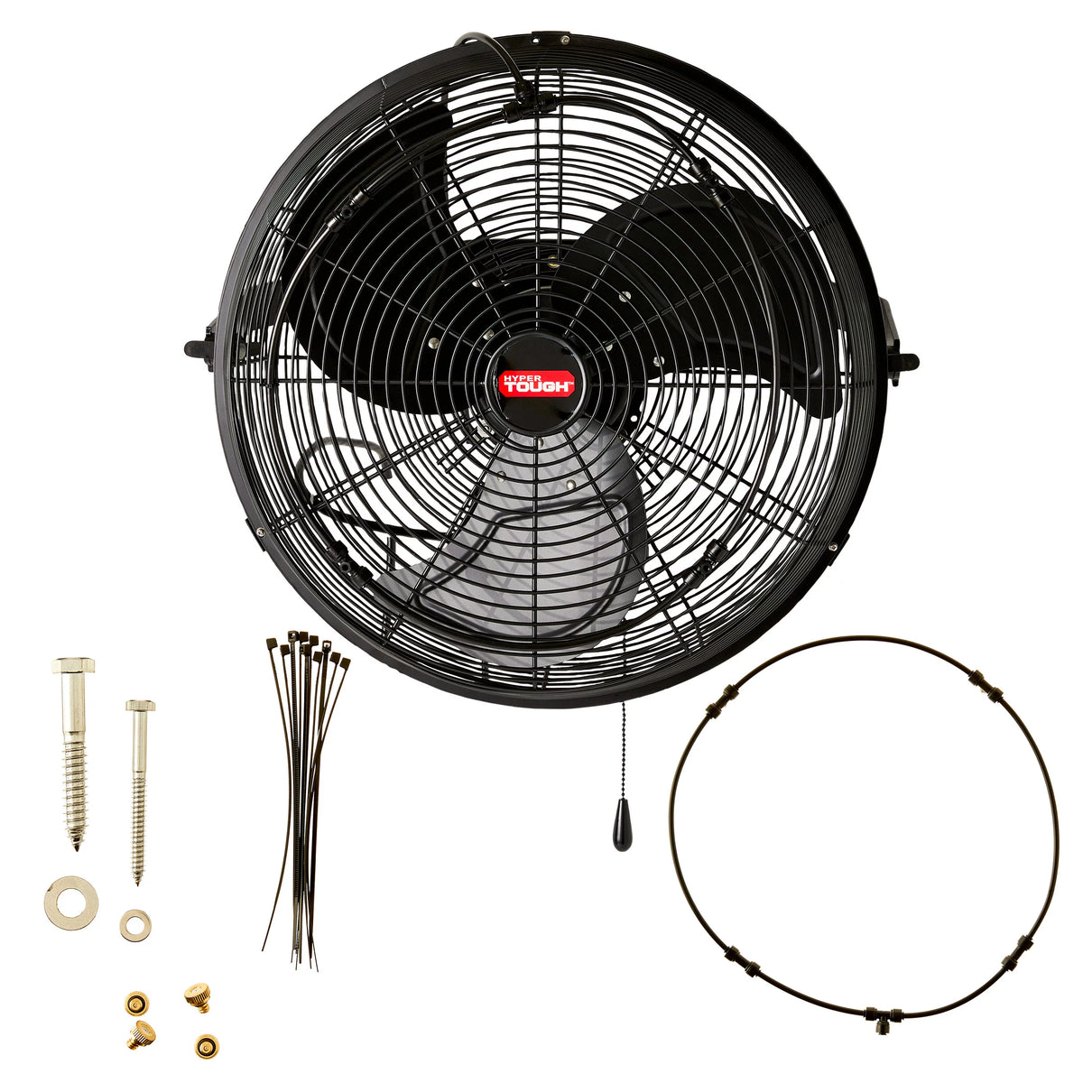 18 inch Outdoor Wall Mounted Fan with Misting Kit C273184