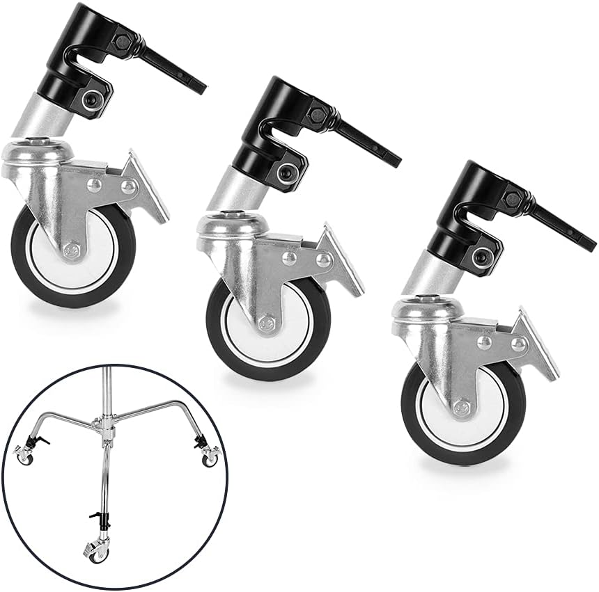 Swivel Caster Wheels Set with Brake K176