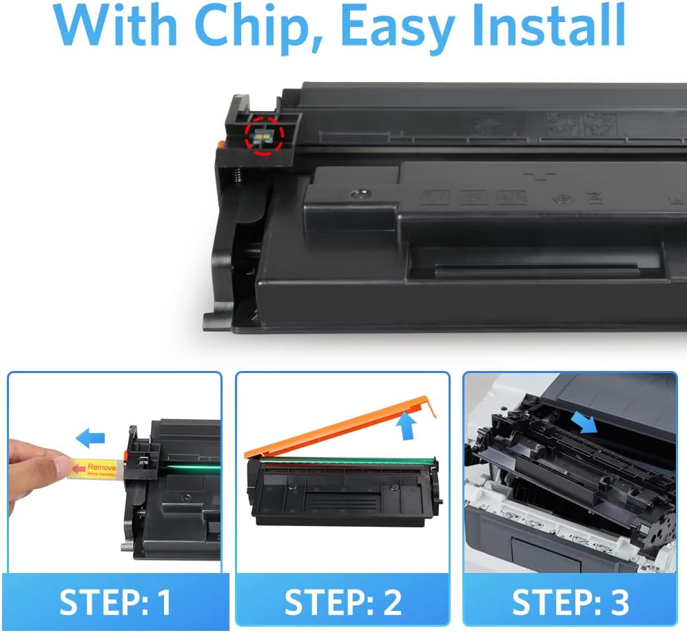 Compatible Toner Cartridge Replacement High Yield Black 5,000 Pages 1-Pack W147126