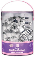 18-Piece Metal Cookie Cutter Set F9973