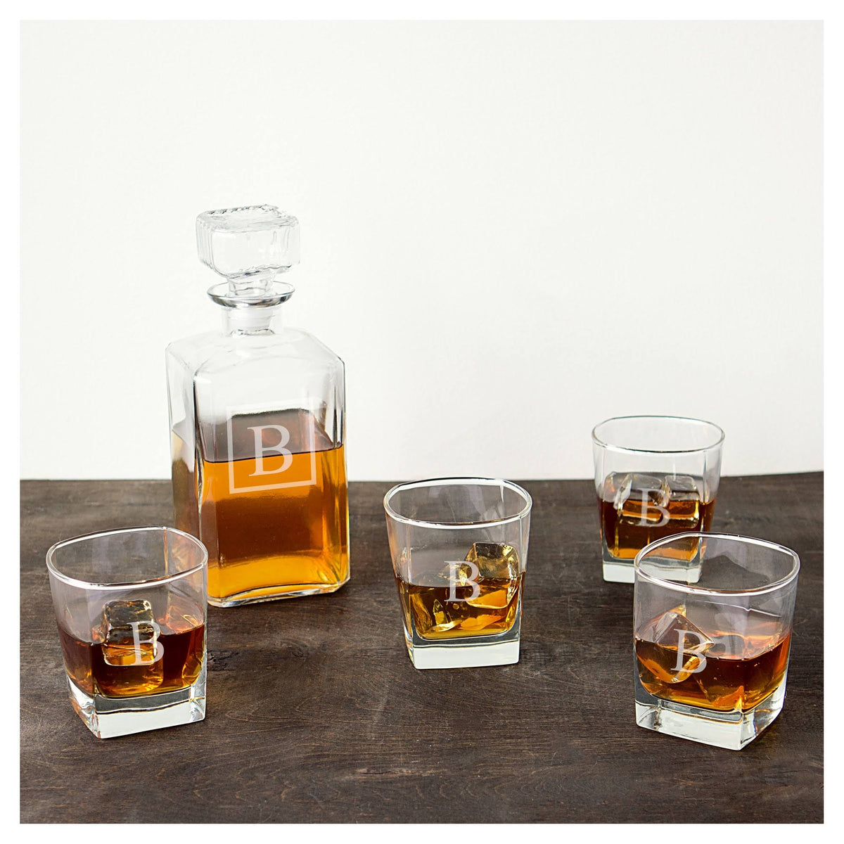 5pc Monogram Decanter Set A65816