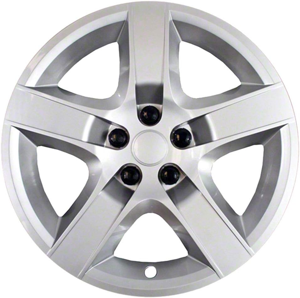 Set of 4 17 Screw-on Silver Hubcaps U178828