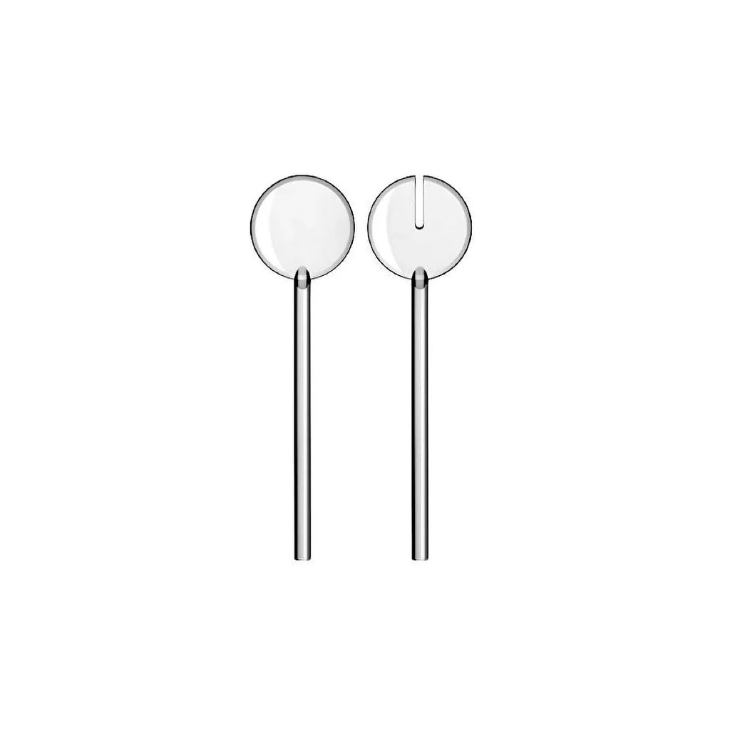 Clear Salad Servers Q594