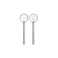 Clear Salad Servers Q594