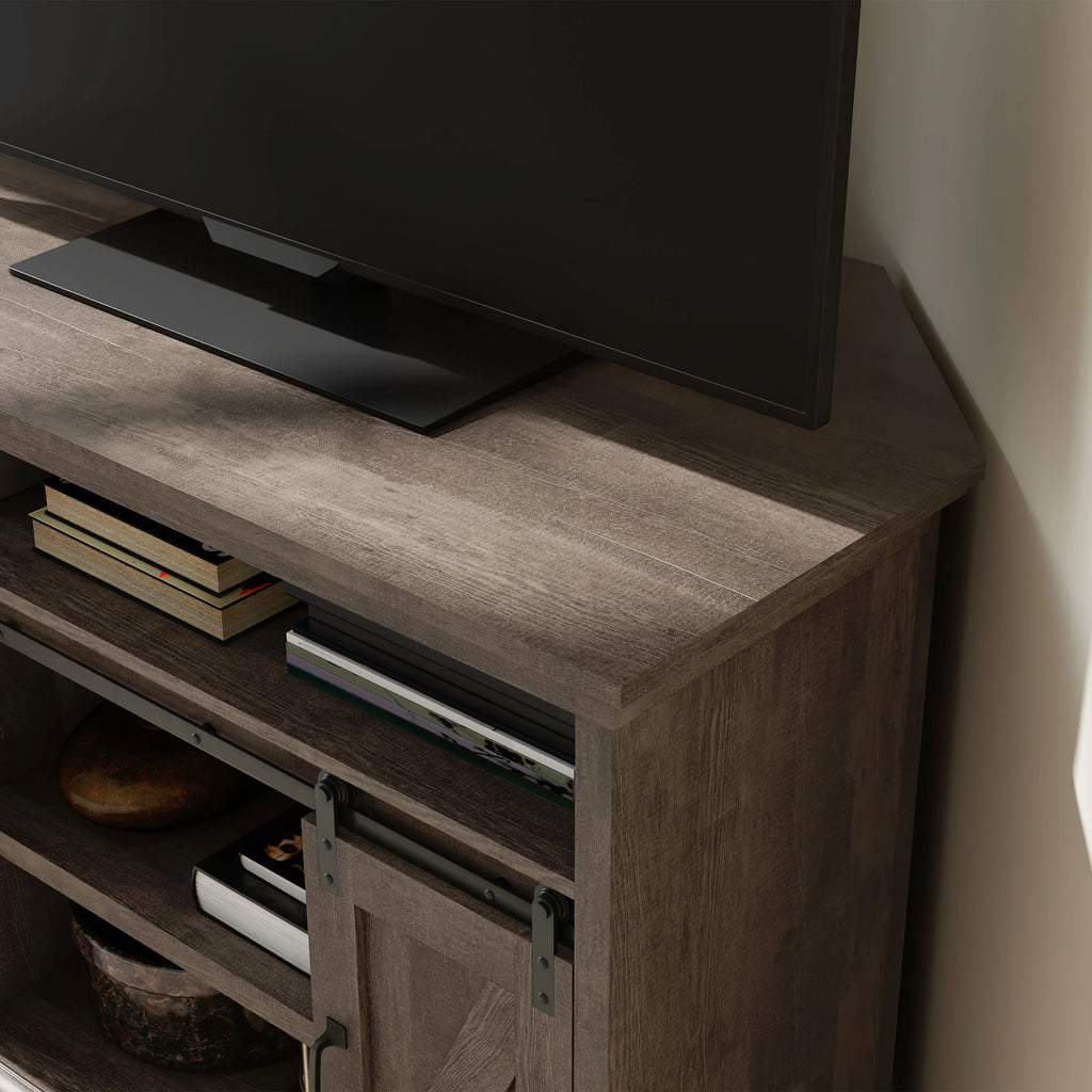 Brown Corner TV Stand G701692