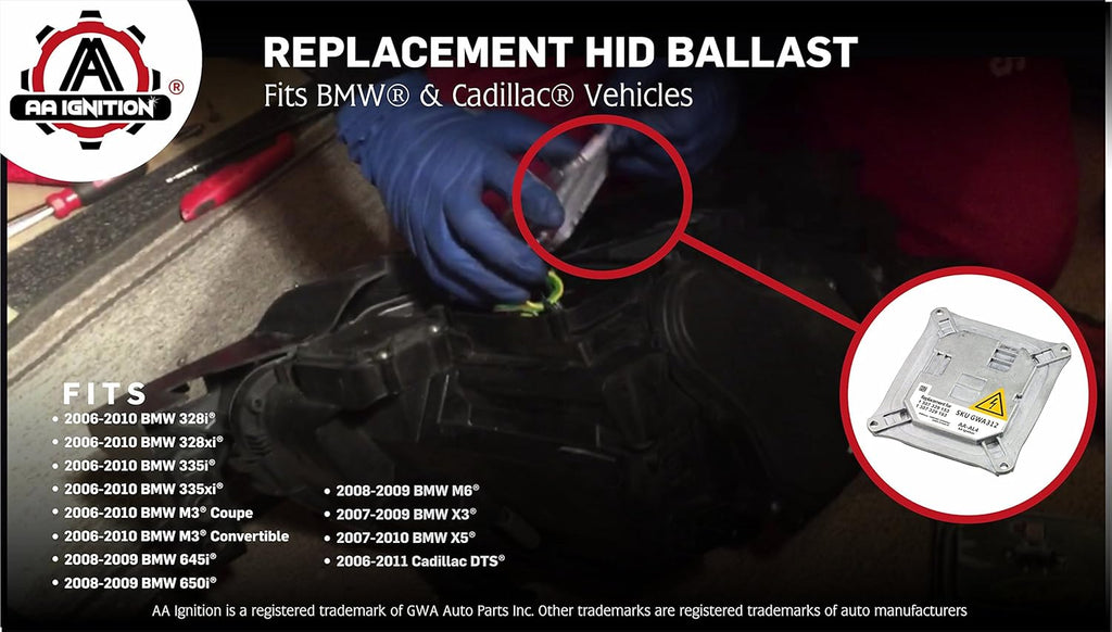 HID Xenon Headlight Ballast Control Unit Module V7243
