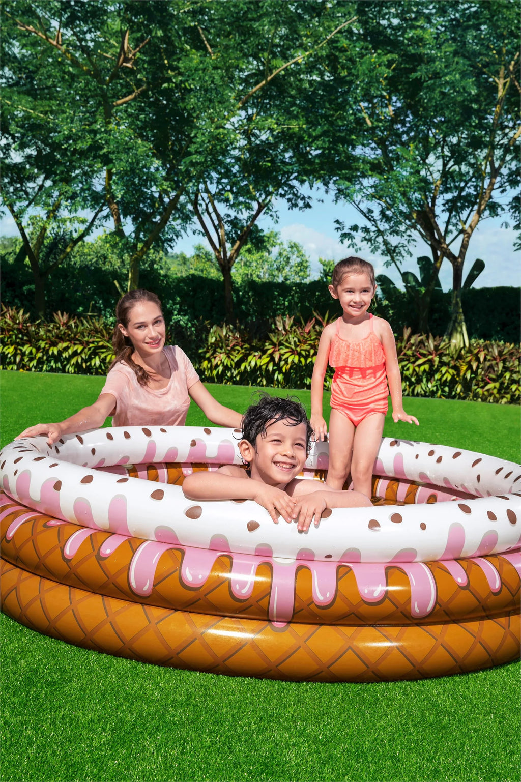 Inflatable Round Kiddie Pool 63 x 63 G757