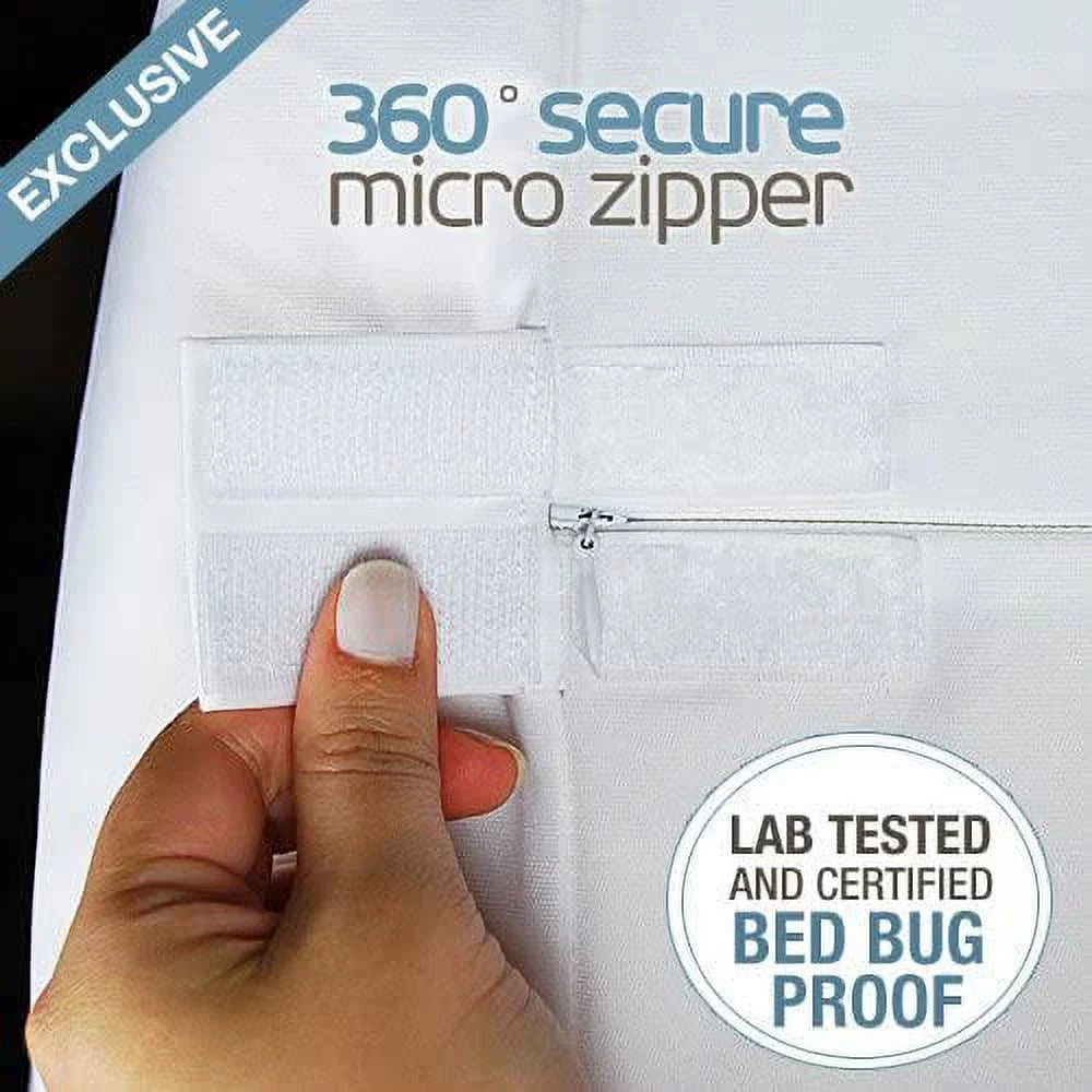 Hypoallergenic Waterproof Crib Mattress Encasement F7157