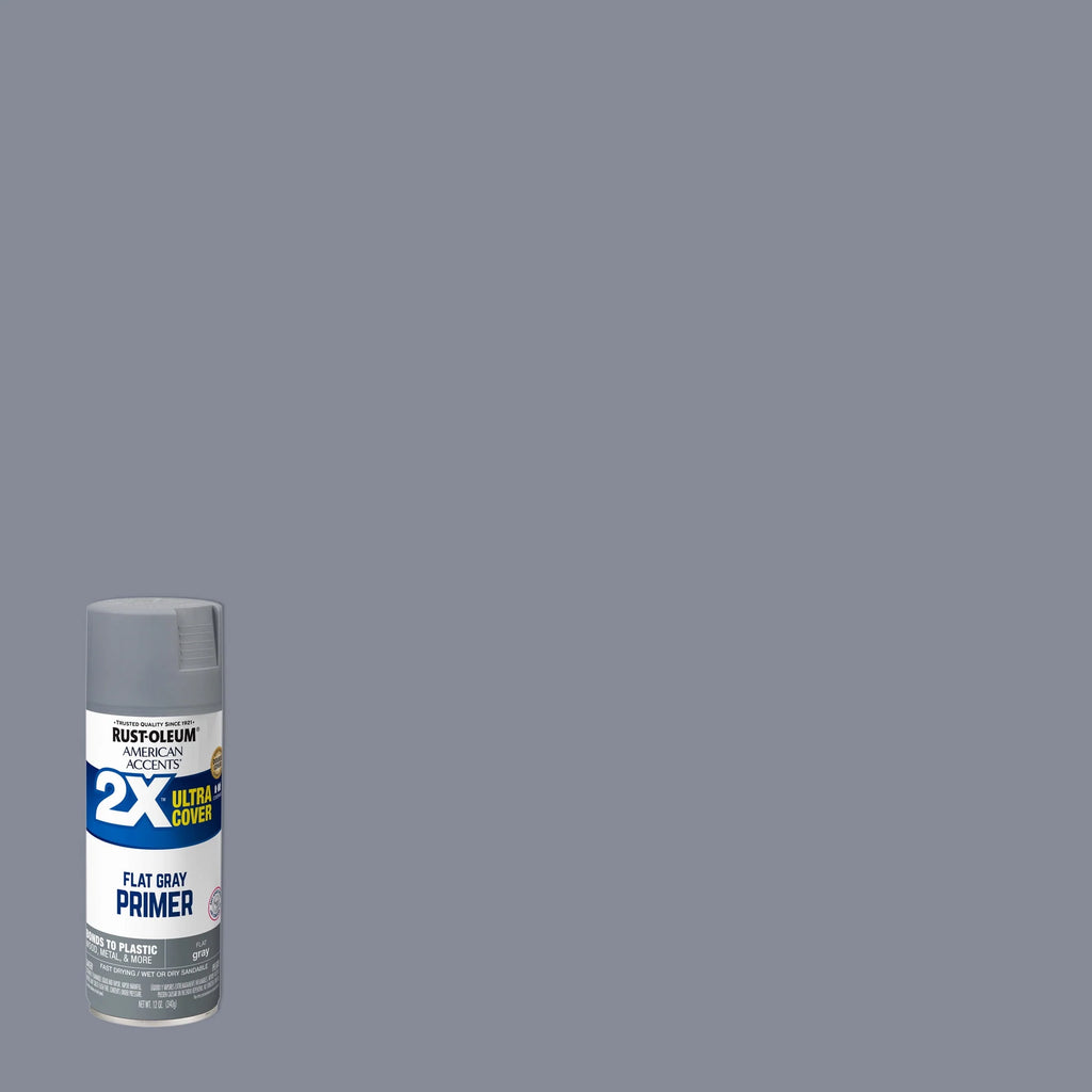 Flat Gray Primer Spray Paint 12 oz B8540