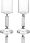 Set of 2 Crystal Candle Holders Z73610