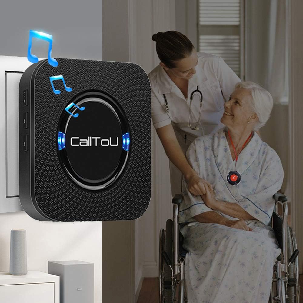 Wireless Caregiver Pager System 2 Transmitters 1 Receiver H9070
