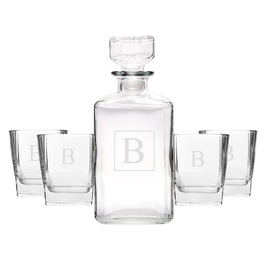 5pc Monogram Decanter Set A65816